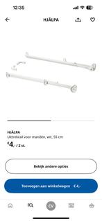 Ikea Hjalpa uittrekrail voor manden 5x2 stuks, Huis en Inrichting, Ophalen of Verzenden, Zo goed als nieuw, 50 tot 100 cm, Minder dan 100 cm