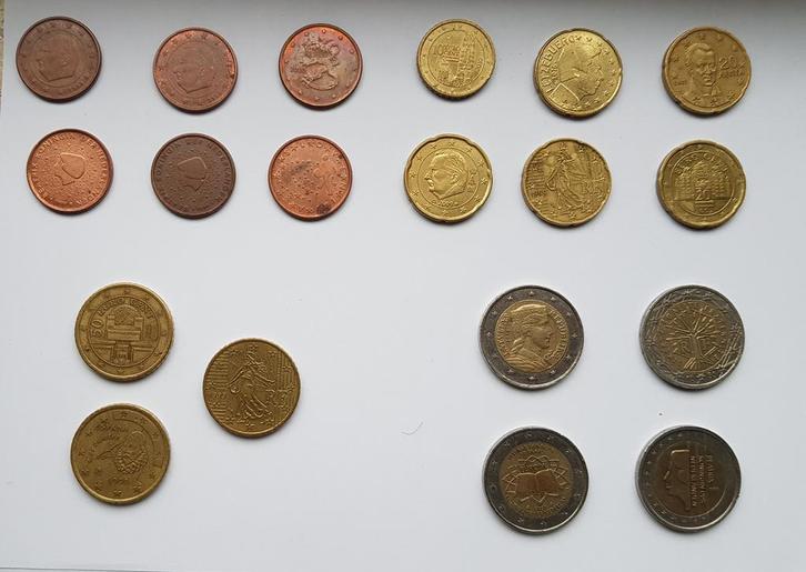 Zeldzame euromunten divers, Postzegels en Munten, Munten | Europa | Euromunten, Losse munt, Overige landen, Ophalen of Verzenden