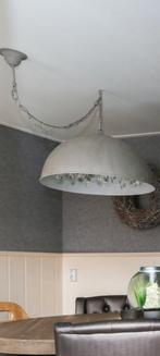 Robuuste chique hanglamp met Kristallen, Huis en Inrichting, Lampen | Hanglampen, Vintage, Ophalen of Verzenden, Zo goed als nieuw