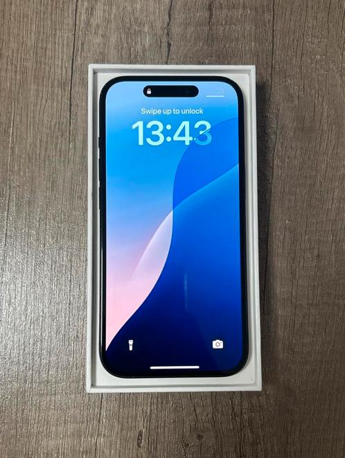 iPhone 15 128GB Zwart – KRASVRIJ, Telecommunicatie, Mobiele telefoons | Apple iPhone, Zo goed als nieuw, 128 GB, Zonder abonnement