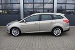 Ford Focus Wagon 1.0 EcoBoost 125pk Titanium Edition, Origineel Nederlands, Te koop, Zilver of Grijs, 5 stoelen