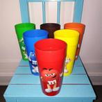 M&M's drinkbekers 6 stuks Compleet setje, Ophalen, Gebruikt, Overige stijlen, Overige materialen