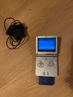 Game Boy Advance SP + Pokémon Blue, Spelcomputers en Games, Spelcomputers | Nintendo Game Boy, Ophalen of Verzenden, Gebruikt