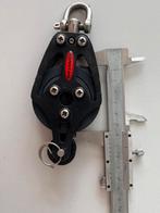 Ronstan 58 mm blok tot 12 mm gelagerd draaiwarte en hondsvot, Ophalen of Verzenden, Gebruikt, Lijn of Blok