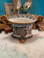 Makkum Tichelaar Bloempot met Handvatten, Antiek en Kunst, Antiek | Keramiek en Aardewerk, Ophalen of Verzenden