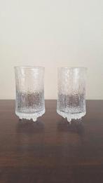 IITTALA 2 glazen Ultima Thule bierglas vaas 14,9cm hoog, Huis en Inrichting, Keuken | Servies, Glas of Glazen, Nieuw, Ophalen of Verzenden
