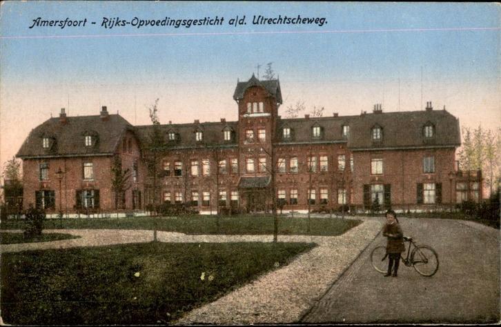 Amersfoort Rijks Opvoedingsgesticht Utrechtscheweg/school, Verzamelen, Ansichtkaarten | Nederland, Ongelopen, Utrecht, Voor 1920