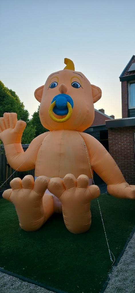 Opblaas Baby (Te Huur), Hobby en Vrije tijd, Feestartikelen | Verhuur, Zo goed als nieuw, Geboorte of Huwelijk, Ophalen of Verzenden