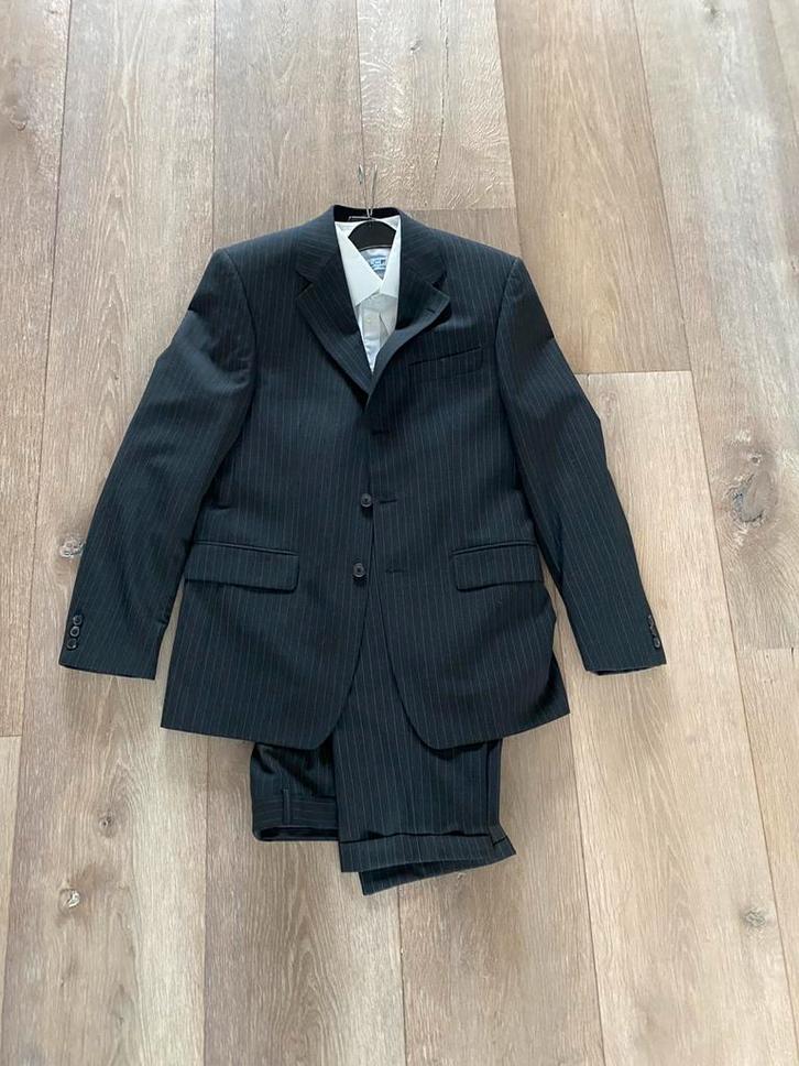 Maatpak heren, Kleding | Heren, Kostuums en Colberts, Zo goed als nieuw, Maat 52/54 (L), Zwart, Ophalen