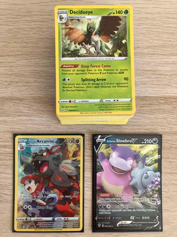 Set van 100 verschillende originele Pokemon kaarten beschikbaar voor biedingen