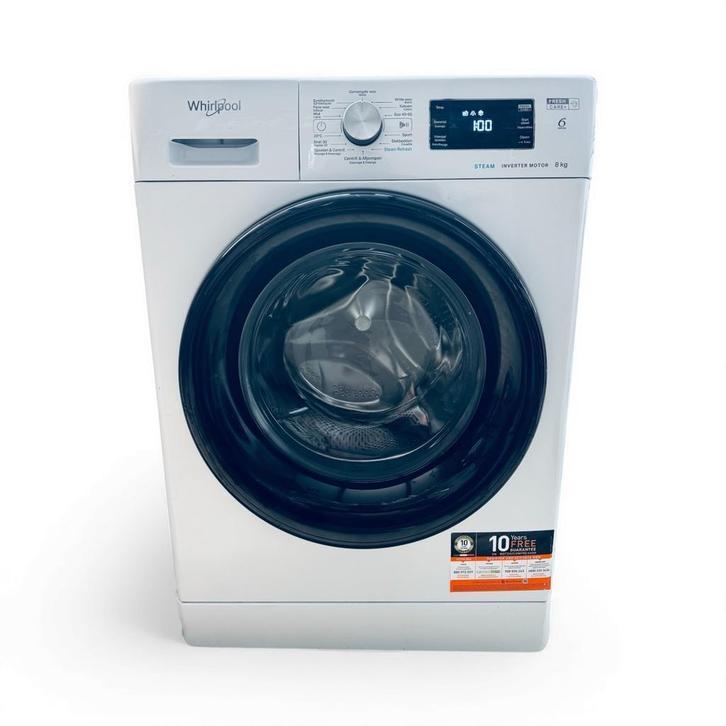 Whirlpool FreshCare+ Steam8kg 2024 Incl garantie, Witgoed en Apparatuur, Wasmachines, Zo goed als nieuw, Voorlader, 8 tot 10 kg