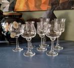 7 vintage Willem Heesen glazen, Ophalen of Verzenden