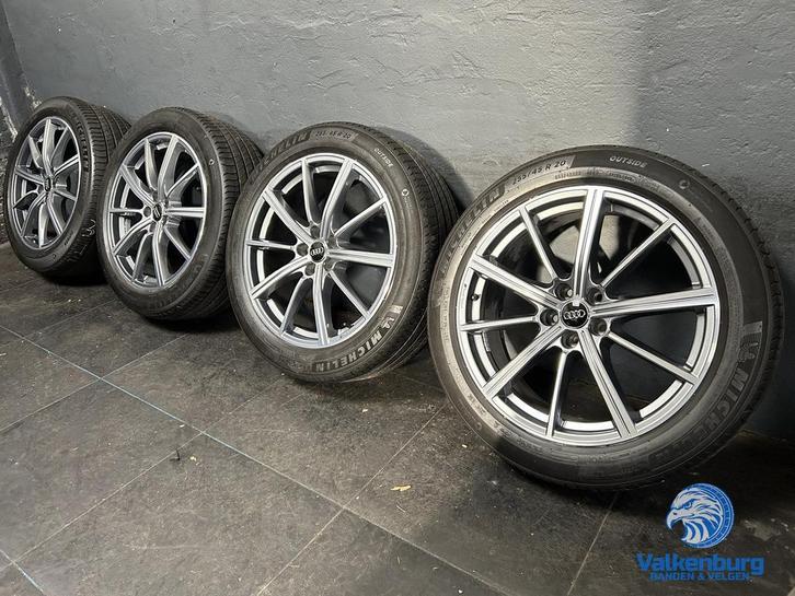 6mm! Originele Audi Sport Q5 SQ5 80A 20 inch velgen 5x112 zo, Auto-onderdelen, Banden en Velgen, Banden en Velgen, Zomerbanden