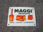 MAGGI EMAILLE RECLAMEBORD, Verzamelen, Ophalen, Zo goed als nieuw, Reclamebord