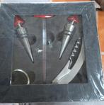 Wijn set, kurkentrekker, thermometer, flessenstop, ring, Ophalen of Verzenden, Nieuw, Overige stijlen