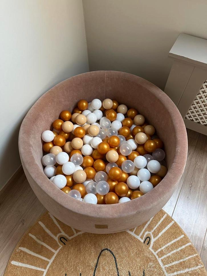 Ballenbak Meow Ballenbad Velours "Teddy" Mix 90x40 cm, Kinderen en Baby's, Speelgoed | Overig, Zo goed als nieuw, Jongen of Meisje
