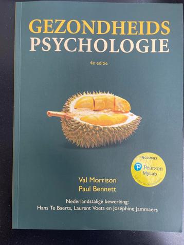Gezondheidspsychologie 4e editie beschikbaar voor biedingen