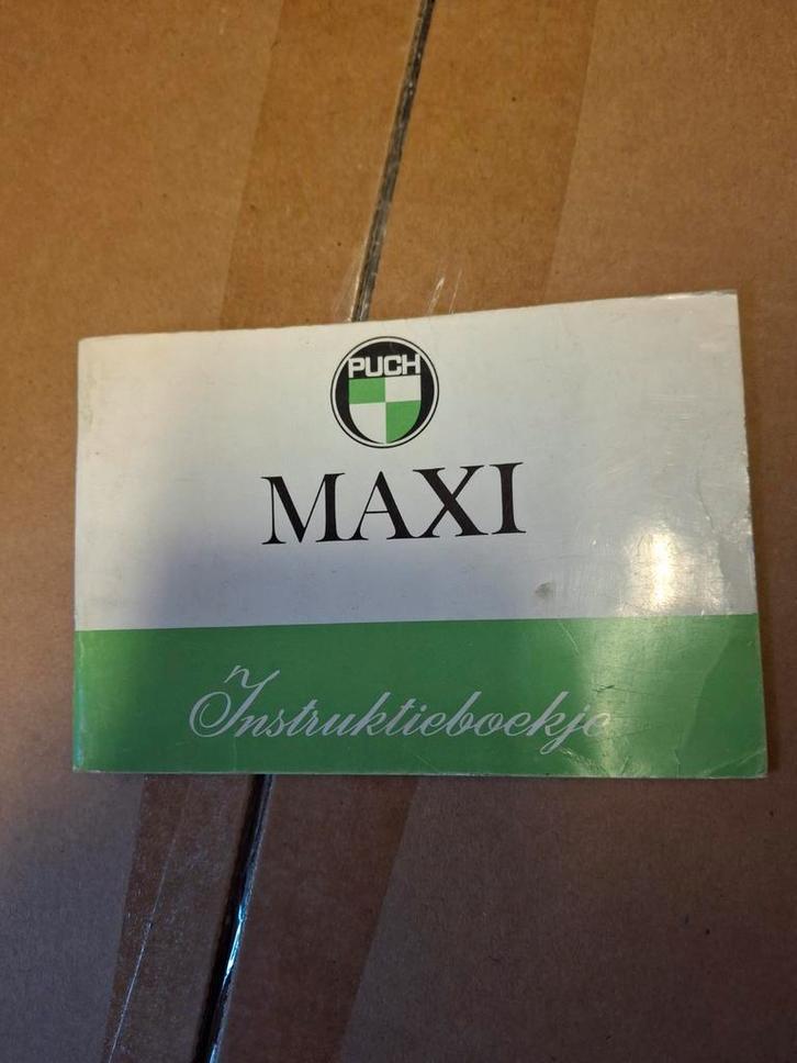 Instructieboekje Puch Maxi - Handleiding, Fietsen en Brommers, Handleidingen en Instructieboekjes, Gebruikt, Ophalen of Verzenden