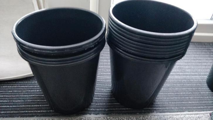 Bloempot, sierpot, plantenpot, plantenbak 4 lt, Tuin en Terras, Bloempotten, Nieuw, Kunststof, Binnen, Balkon, Tuin, Minder dan 40 cm