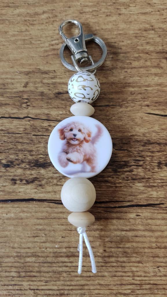 Sleutelhanger Tashanger Cockapoo Maltipoo Beschermengeltje, Hobby en Vrije tijd, Overige Hobby en Vrije tijd, Nieuw, Verzenden