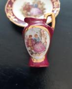 Miniatuur porseleinen limoges style servies, Verzamelen, Ophalen of Verzenden, Zo goed als nieuw, Porselein