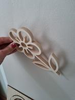 Houten bloem • wanddecoratie • woondecoratie, Ophalen, Zo goed als nieuw