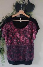 MISS ETAM t Shirt zwart+fuchsia L🙂, Kleding | Dames, T-shirts, Zwart, Maat 42/44 (L), Ophalen of Verzenden, Zo goed als nieuw