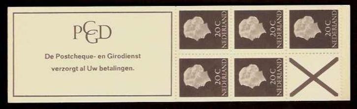 Nederland Postzegelboekje 6c postfris 1967, Postzegels en Munten, Postzegels | Nederland, Postfris, Na 1940, Ophalen of Verzenden