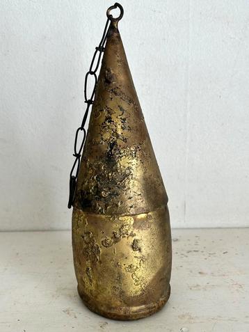 Antieke grote koebel bel decoratie 25 cm beschikbaar voor biedingen