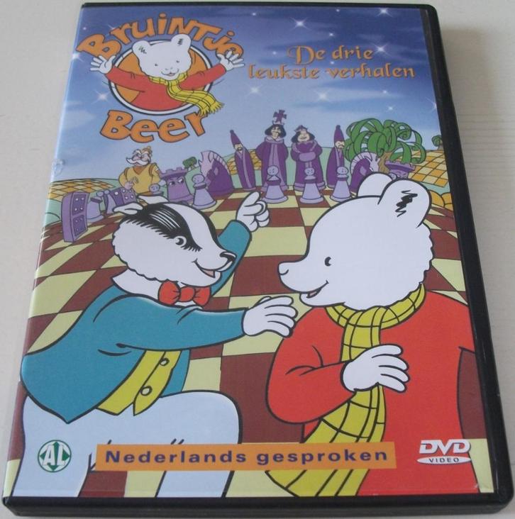 Dvd *** BRUINTJE BEER *** De drie leukste verhalen, Cd's en Dvd's, Dvd's | Kinderen en Jeugd, Zo goed als nieuw, Tv fictie, Avontuur