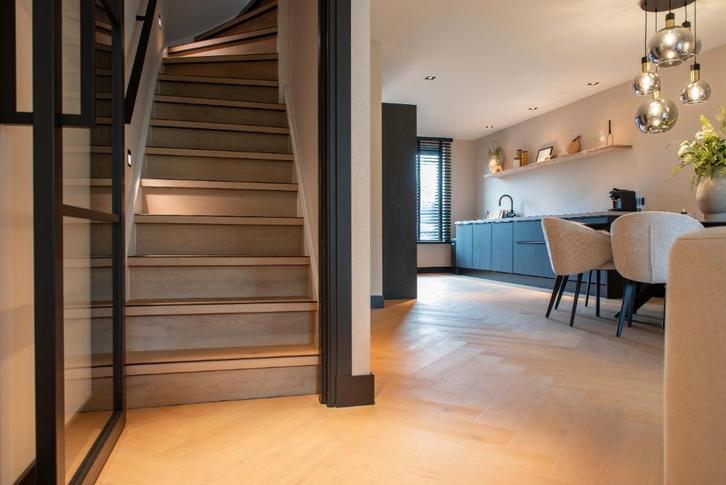 PVC visgraat Belakos kleur 74 en 77, Huis en Inrichting, Stoffering | Vloerbedekking, Nieuw, Overige typen, 75 m² of meer, Ophalen