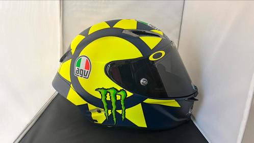 ORIGINELE AGV PISTA GP-RR SOLELUNA VALENTINO ROSSI 2019 46, Motoren, Kleding | Motorhelmen, Integraalhelm, XL, AGV, Tweedehands