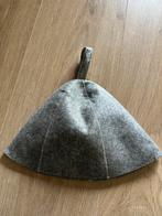 Grijze Sauna Hoed - One Size, Kleding | Dames, Hoeden en Petten, Ophalen of Verzenden, Zo goed als nieuw, One size fits all, Hoed