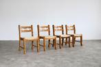 vintage eetkamerstoelen | stoelen | brutalist | jaren 60, Hout, Gebruikt, Timbeije@hotmail.com, Ophalen of Verzenden