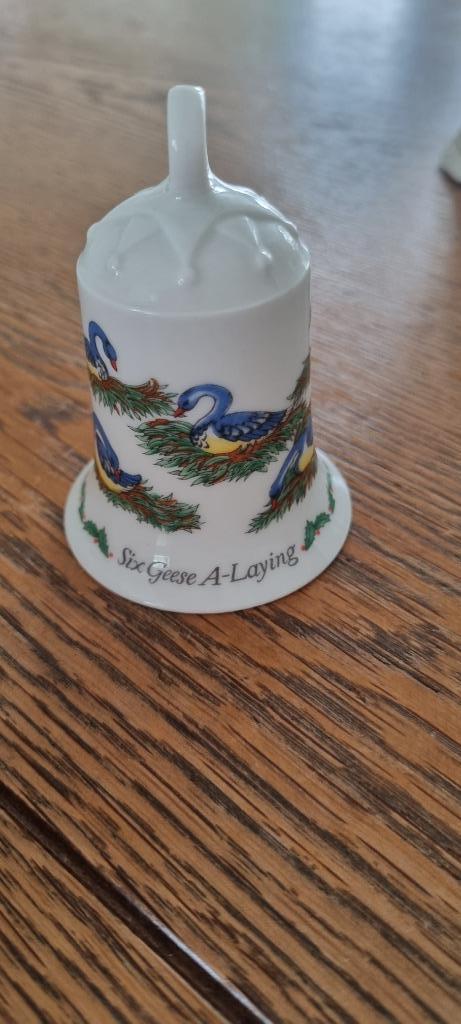 Vintage Huntschenreuther Kerstbel. 1814, Verzamelen, Porselein, Kristal en Bestek, Nieuw, Overige typen, Porselein, Ophalen of Verzenden