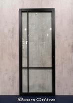 Witte staallook deuren, schuifdeur, taatsdeur,, 80 tot 100 cm, 215 cm of meer, Binnendeur, Nieuw