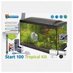 Superfish start 100 tropical kit zwart, Dieren en Toebehoren, Vissen | Aquaria en Toebehoren, Ophalen, Zo goed als nieuw, Leeg aquarium