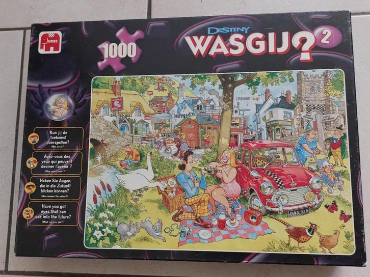Wasgij nummer 2 Destiny kan jij de toekomst voorspellen 1000, Hobby en Vrije tijd, Denksport en Puzzels, Zo goed als nieuw, Legpuzzel