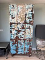 Unieke Industriële Locker Kast – Vintage & Stoer, Huis en Inrichting, Kasten | Lockerkasten, Ophalen, Zo goed als nieuw, Vintage locker kast