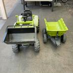 Traktor met aanhanger, Kinderen en Baby's, Speelgoed | Buiten | Skelters, Ophalen of Verzenden, Gebruikt, Overige merken, Met kar of aanhanger