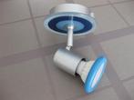 Spot spotje leeslamp lamp rvs met blauw Massive, Ophalen of Verzenden, Zo goed als nieuw, Lamp