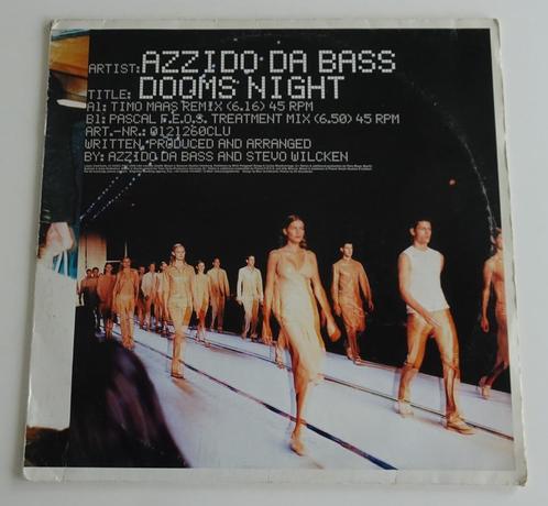 Azzido Da Bass - Dooms Night 12'' Breakbeat / Trance 1999, Cd's en Dvd's, Vinyl | Dance en House, Zo goed als nieuw, 12 inch, Ophalen of Verzenden