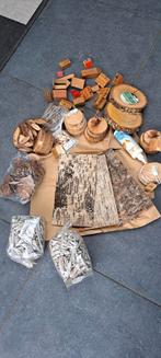 Houten Knutselmaterialen Partij huisjes drijfhout, Hobby en Vrije tijd, Knutselen, Ophalen of Verzenden, Nieuw, Materiaal