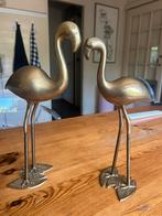 Messing flamingo beeldjes 1970, Antiek en Kunst, Ophalen of Verzenden