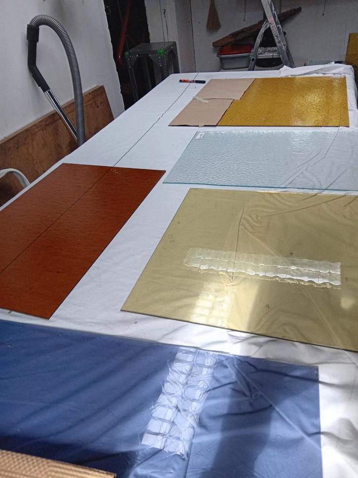 Glas in lood glas, Hobby en Vrije tijd, Overige Hobby en Vrije tijd, Zo goed als nieuw, Ophalen
