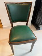 2 Vintage Green & Wooden Chairs, Ophalen