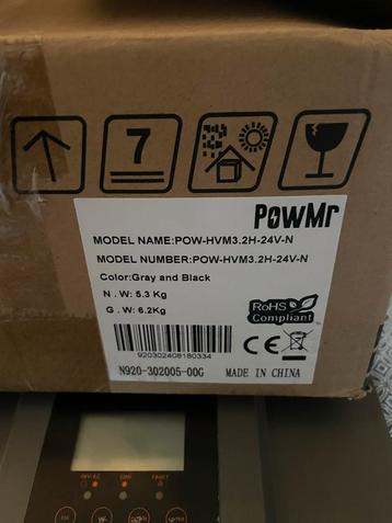 Powmr 3000W Omvormer/Lader - Nieuwstaat! beschikbaar voor biedingen
