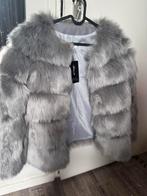 Mooie grijze faux fur jas - maat M, Kleding | Dames, Ophalen of Verzenden, Nieuw, Maat 38/40 (M), Grijs