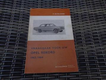 Opel Rekord-A Vraagbaak Werkplaatshandboek Nederlands beschikbaar voor biedingen