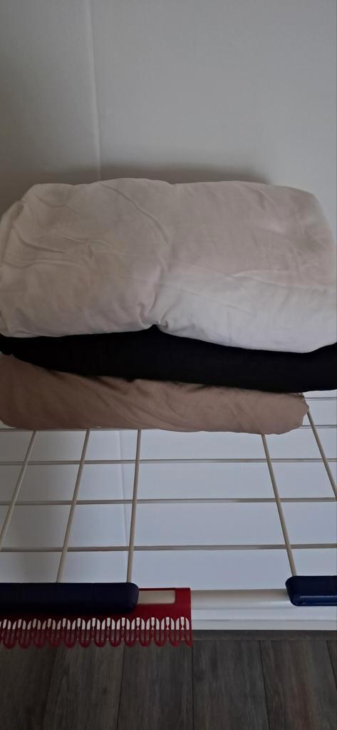 Moltons 2 en 3 lakens, Huis en Inrichting, Banken | Voetenbanken en Poefen, Zo goed als nieuw, 125 cm of meer, Rechthoekig, Ophalen of Verzenden